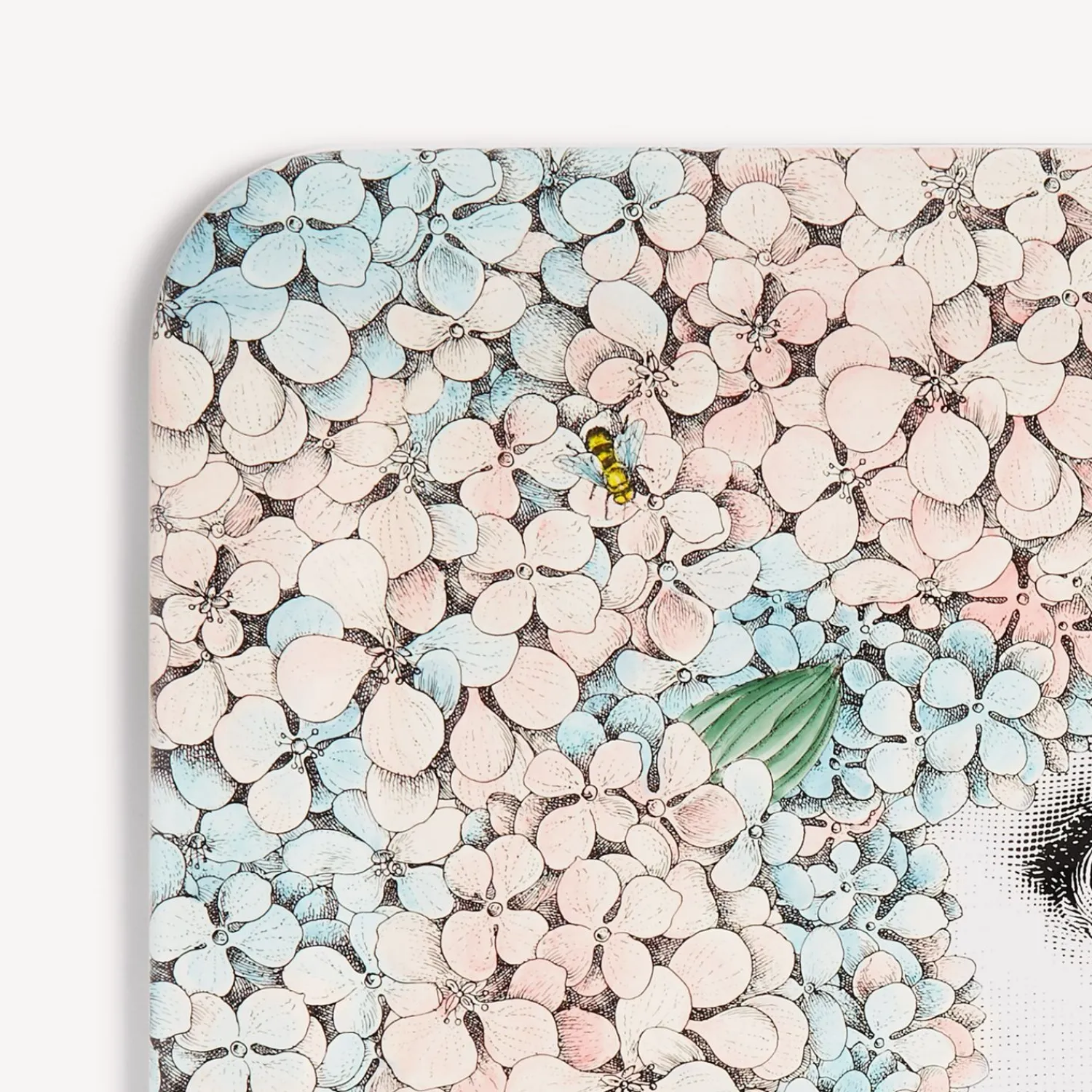 Decorative Trays And Pliants<Fornasetti Tray Ortensia Multicolour