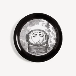 Decorative Trays And Pliants<Fornasetti Tray Palombara White/Black