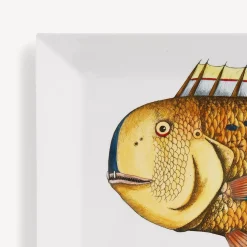Decorative Trays<Fornasetti Tray Pesce Lampuga Multicolour