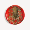 Decorative Trays And Pliants<Fornasetti Tray Polipo Gold/Red