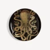 Decorative Trays And Pliants<Fornasetti Tray Polipo Gold/Black