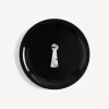 Decorative Trays And Pliants<Fornasetti Tray Serratura On White/Black
