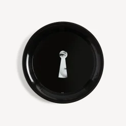 Decorative Trays And Pliants<Fornasetti Tray Serratura On White/Black