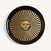 Decorative Trays And Pliants<Fornasetti Tray Sole Raggiante Gold/Black