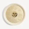 Decorative Trays And Pliants<Fornasetti Tray Sole Raggiante Gold/White