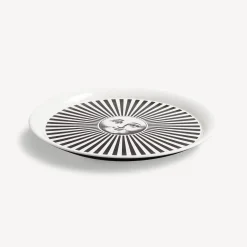Decorative Trays And Pliants<Fornasetti Tray Sole Raggiante White/Black