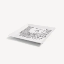 Decorative Trays<Fornasetti Tray Solitario White/Black