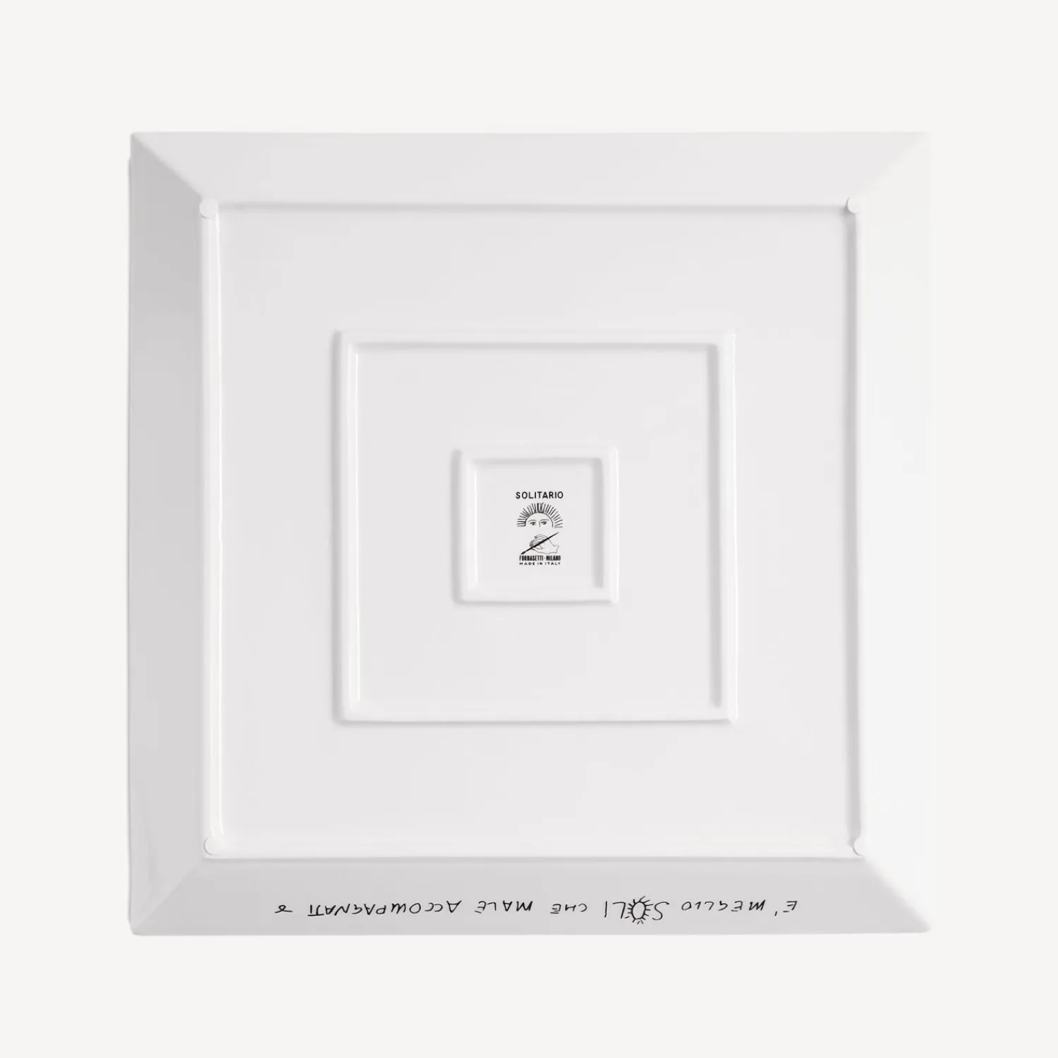 Decorative Trays<Fornasetti Tray Solitario White/Black