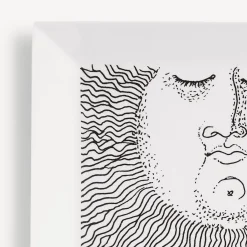 Decorative Trays<Fornasetti Tray Solitario White/Black
