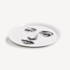 Decorative Trays And Pliants<Fornasetti Tray Tema E Variazioni N.6 White/Black