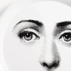 Decorative Trays And Pliants<Fornasetti Tray Tema E Variazioni N.6 White/Black