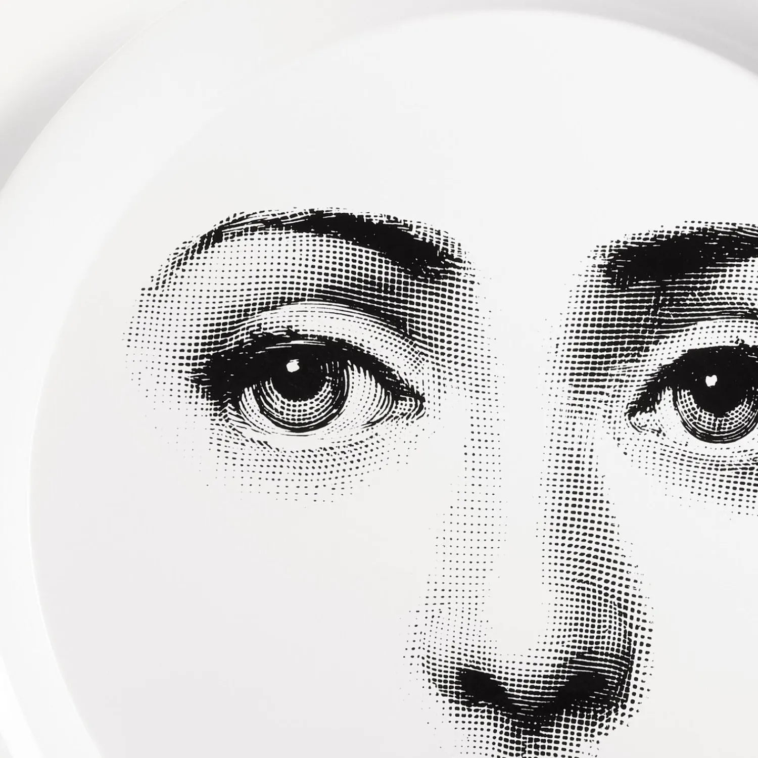 Decorative Trays And Pliants<Fornasetti Tray Tema E Variazioni N.6 White/Black