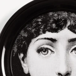 Decorative Trays And Pliants<Fornasetti Tray Tema E Variazioni N.1 White/Black