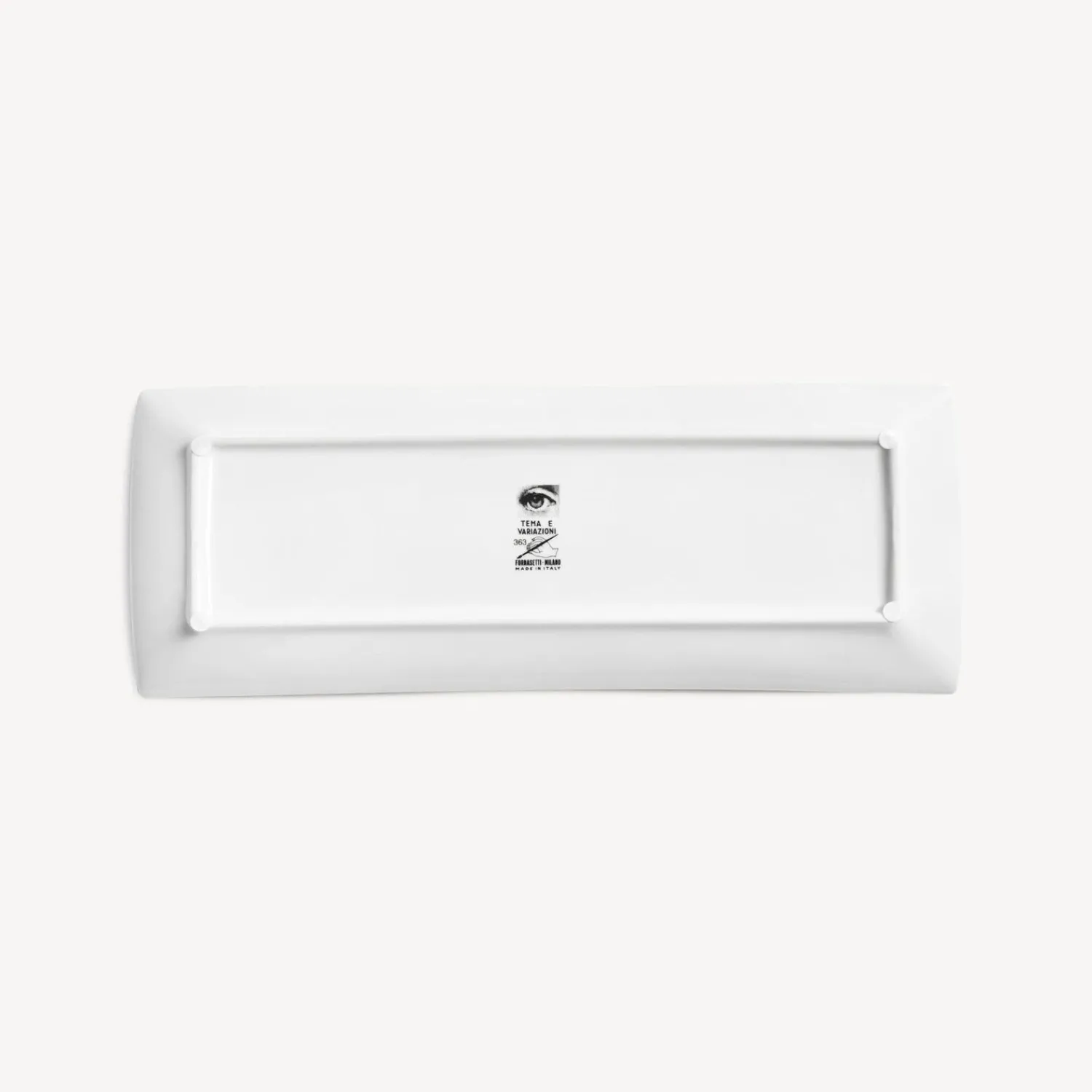 Decorative Trays<Fornasetti Tray Tema E Variazioni N.363 White/Black