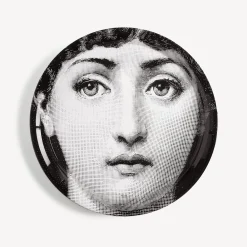Decorative Trays And Pliants<Fornasetti Tray Tema E Variazioni N.1 White/Black