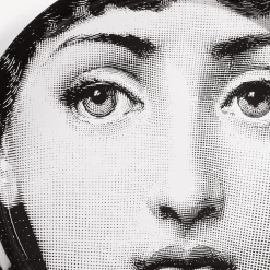 Decorative Trays And Pliants<Fornasetti Tray Tema E Variazioni N.1 White/Black