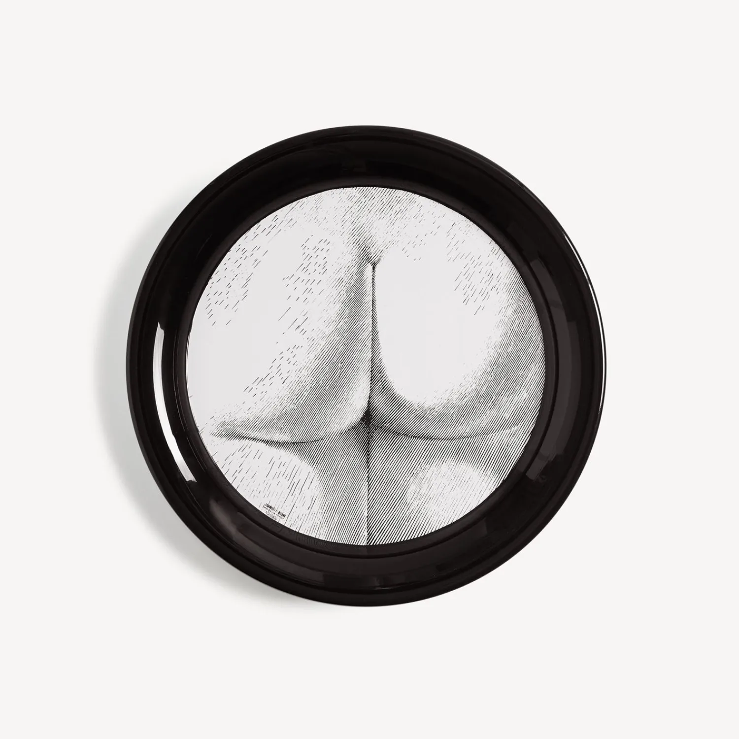 Decorative Trays And Pliants<Fornasetti Tray Tergonomico White/Black