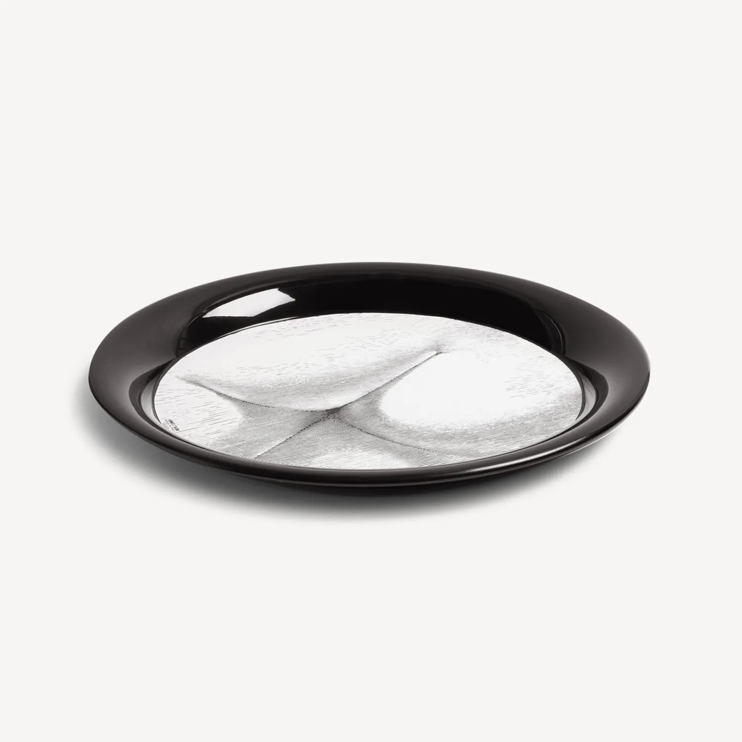 Decorative Trays And Pliants<Fornasetti Tray Tergonomico White/Black
