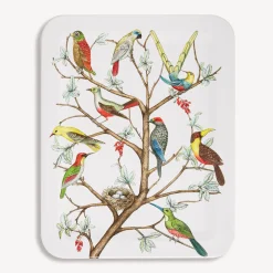 Decorative Trays And Pliants<Fornasetti Tray Uccelli Multicolour