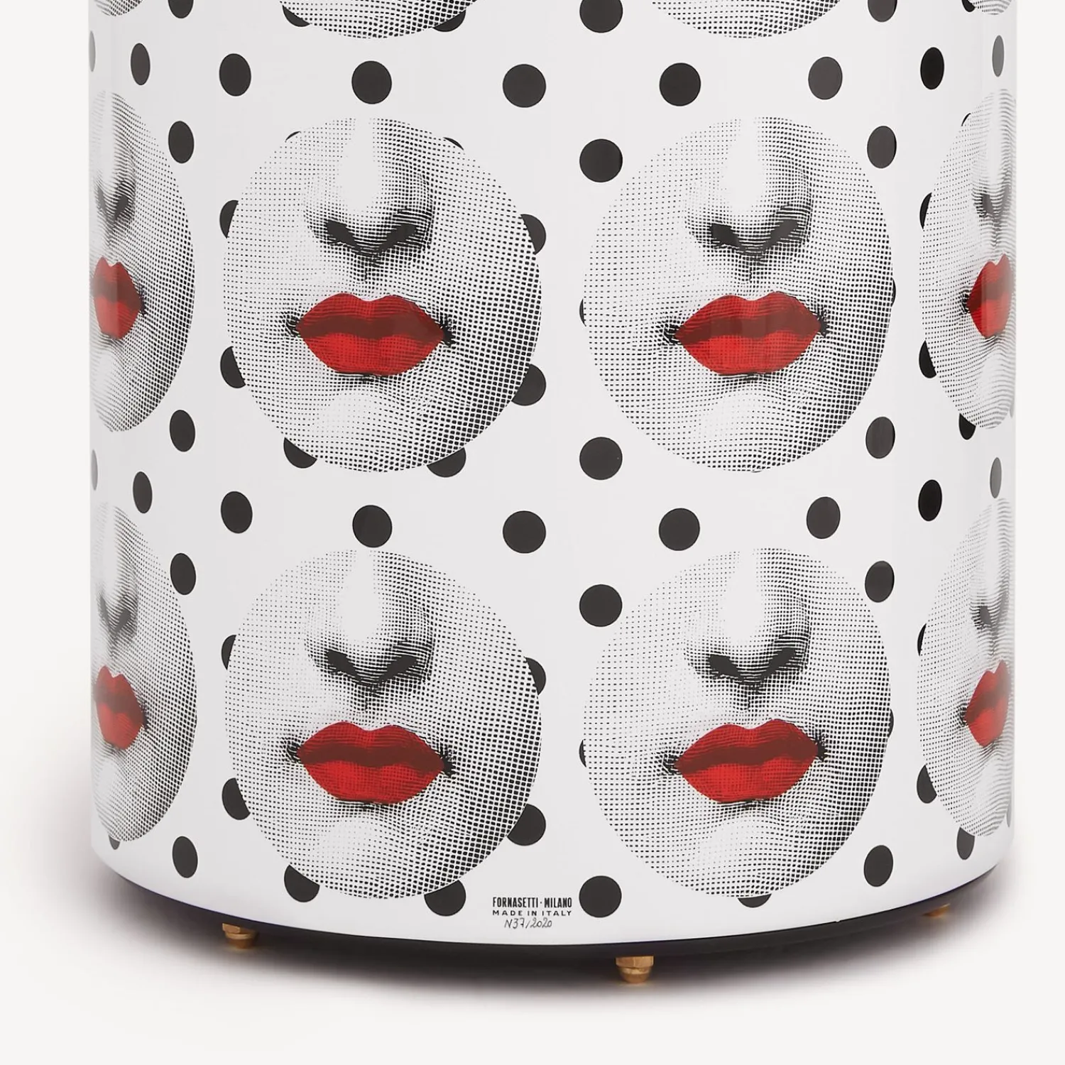 Umbrella Stands<Fornasetti Umbrella Stand Comme Des Forna White/Black/Red