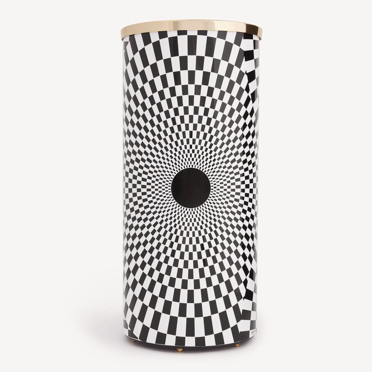 Umbrella Stands<Fornasetti Umbrella Stand Egocentrismo White/Black
