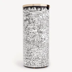 Umbrella Stands<Fornasetti Umbrella Stand Gerusalemme White/Black
