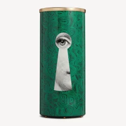 Umbrella Stands<Fornasetti Umbrella Stand Serratura Su Malachite Green/White/Black
