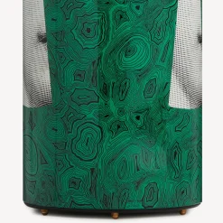 Umbrella Stands<Fornasetti Umbrella Stand Serratura Su Malachite Green/White/Black