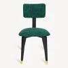 Chairs<Fornasetti Upholstered Chair Malachite Green/Black