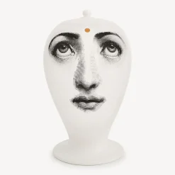 Vases<Fornasetti Vase Ajna White/Black/Gold