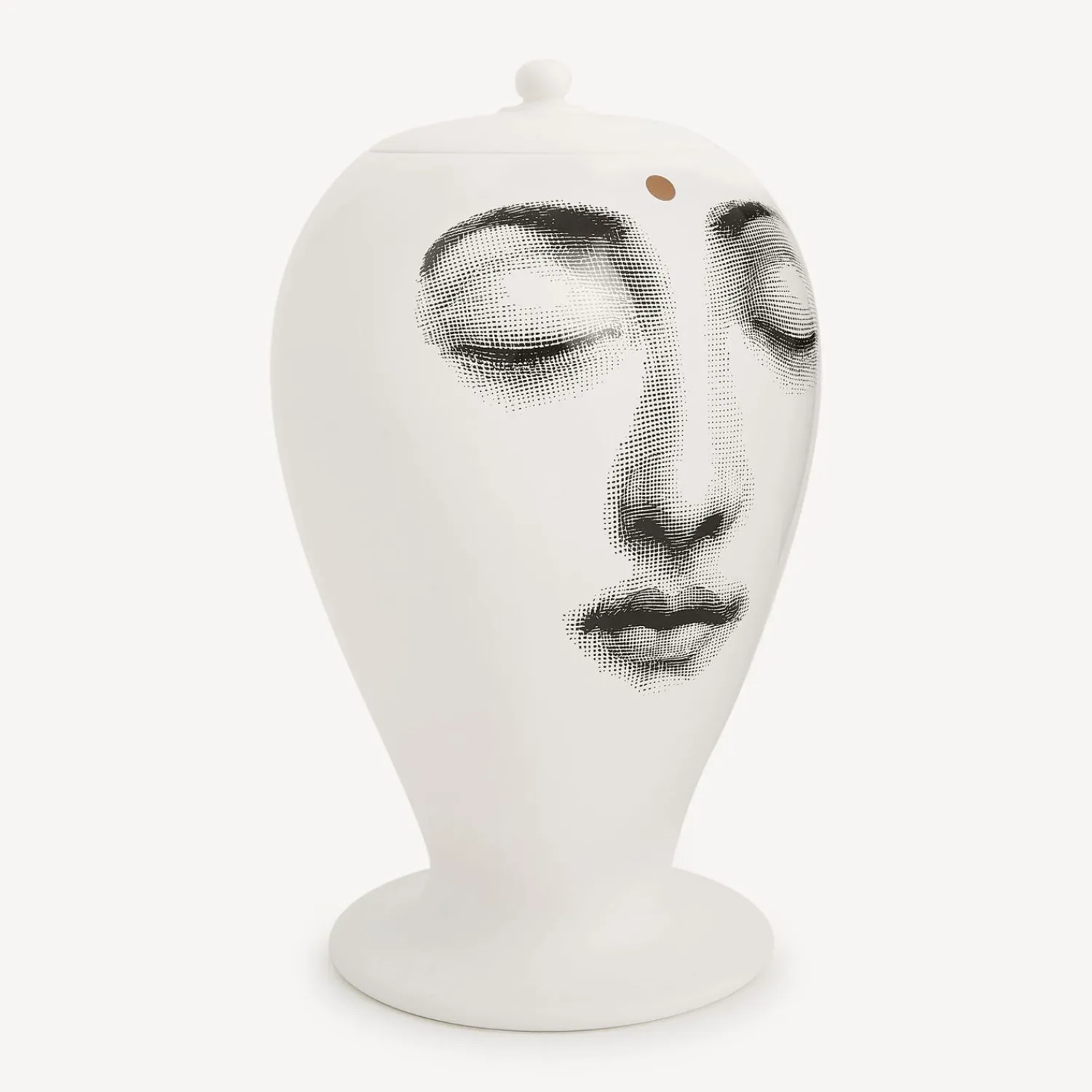 Vases<Fornasetti Vase Ajna White/Black/Gold