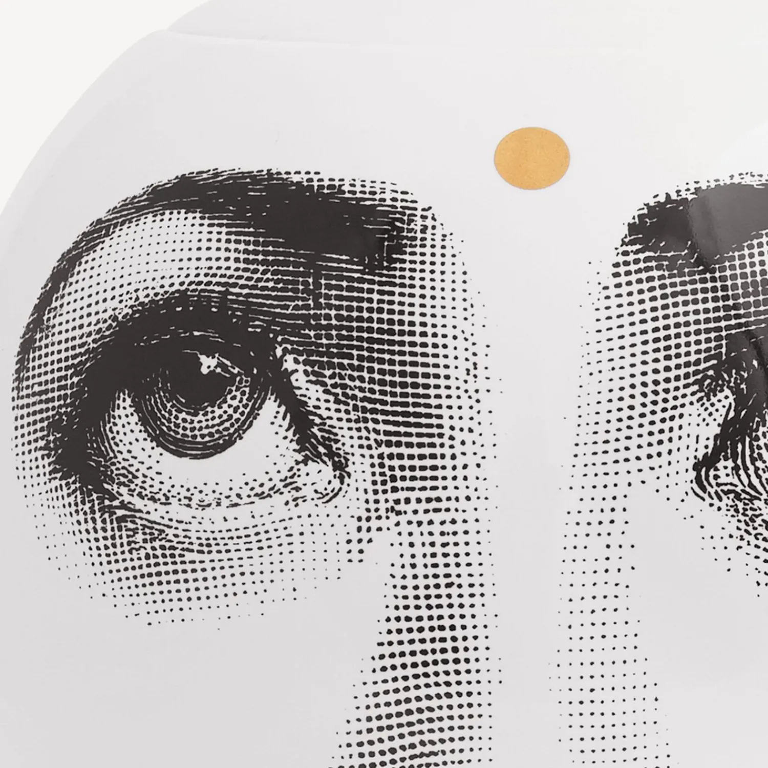 Vases<Fornasetti Vase Ajna White/Black/Gold