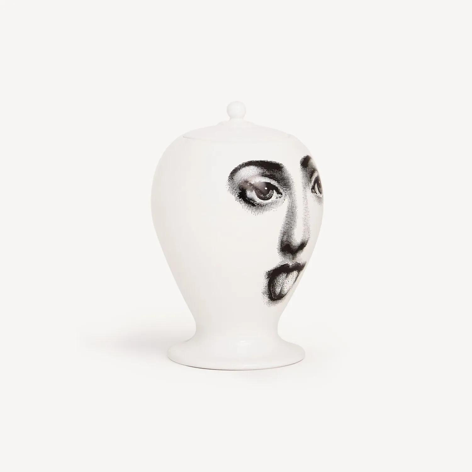 Vases<Fornasetti Vase Antipatico White/Black