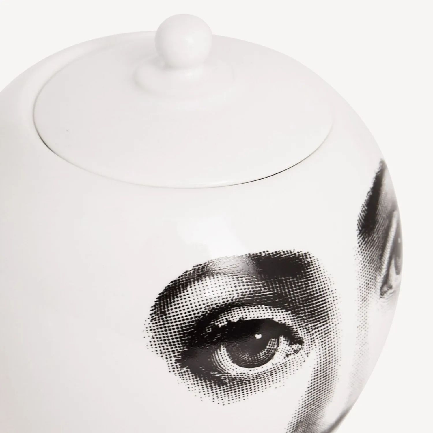 Vases<Fornasetti Vase Antipatico White/Black