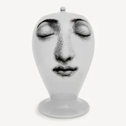 Vases<Fornasetti Vase Buongiorno/Buonanotte White/Black