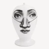 Vases<Fornasetti Vase Burlone White/Black