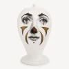Vases<Fornasetti Vase Clown White/Black/Gold