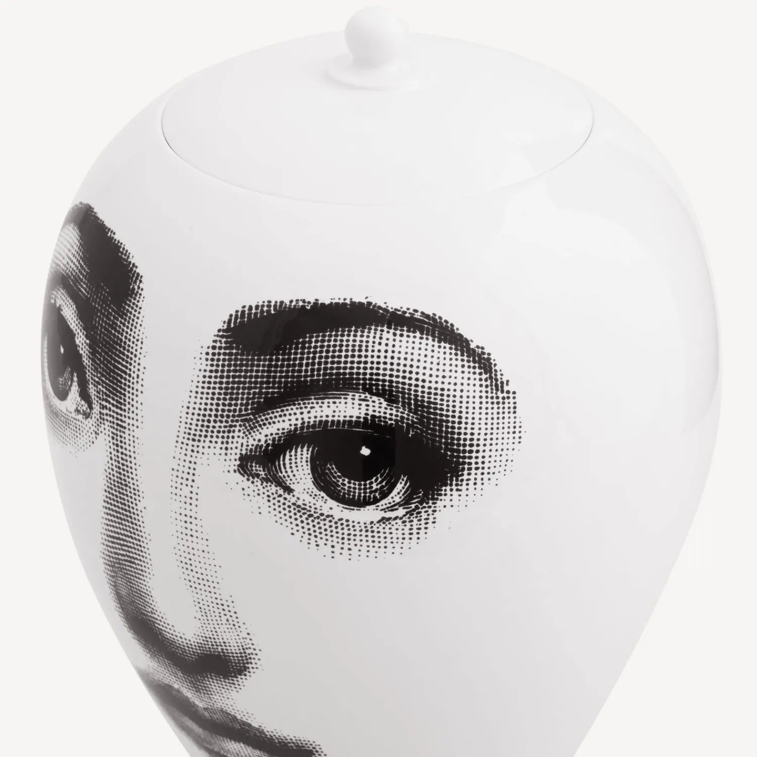 Vases<Fornasetti Vase Collana White/Black/Gold