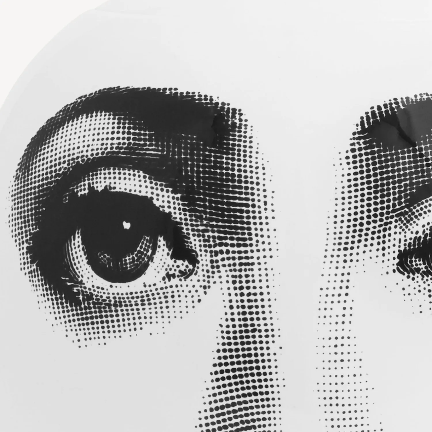 Vases<Fornasetti Vase Collana White/Black/Gold