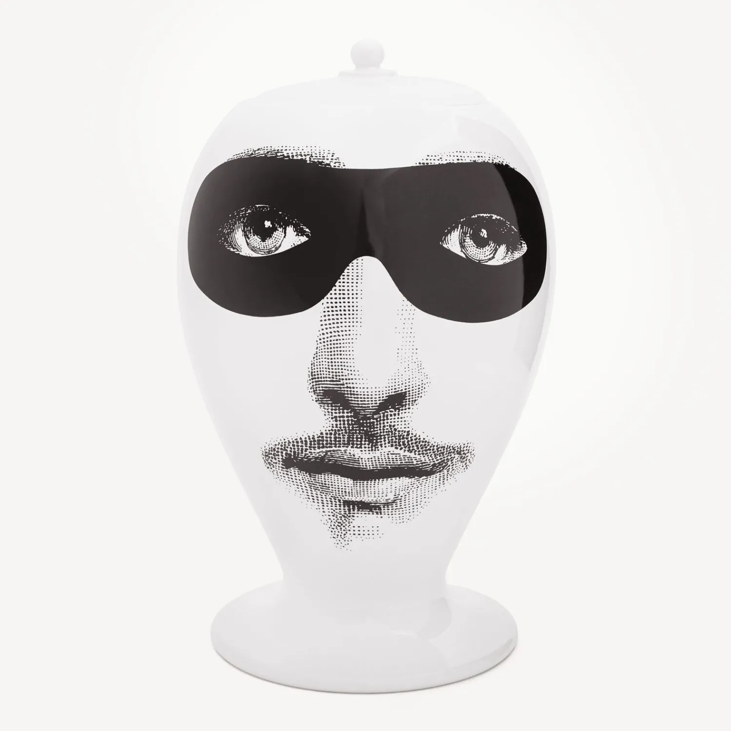 Vases<Fornasetti Vase Don Giovanni White/Black