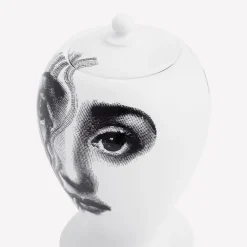 Vases<Fornasetti Vase Il Fumo Fa Male White/Black