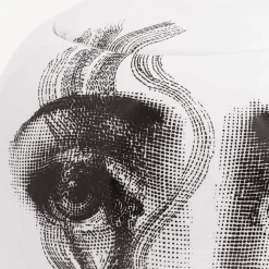 Vases<Fornasetti Vase Il Fumo Fa Male White/Black