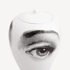Vases<Fornasetti Vase Occhio Per Occhio White/Black