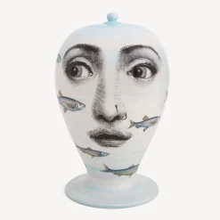Vases<Fornasetti Vase Passata Di Pesci Multicolour