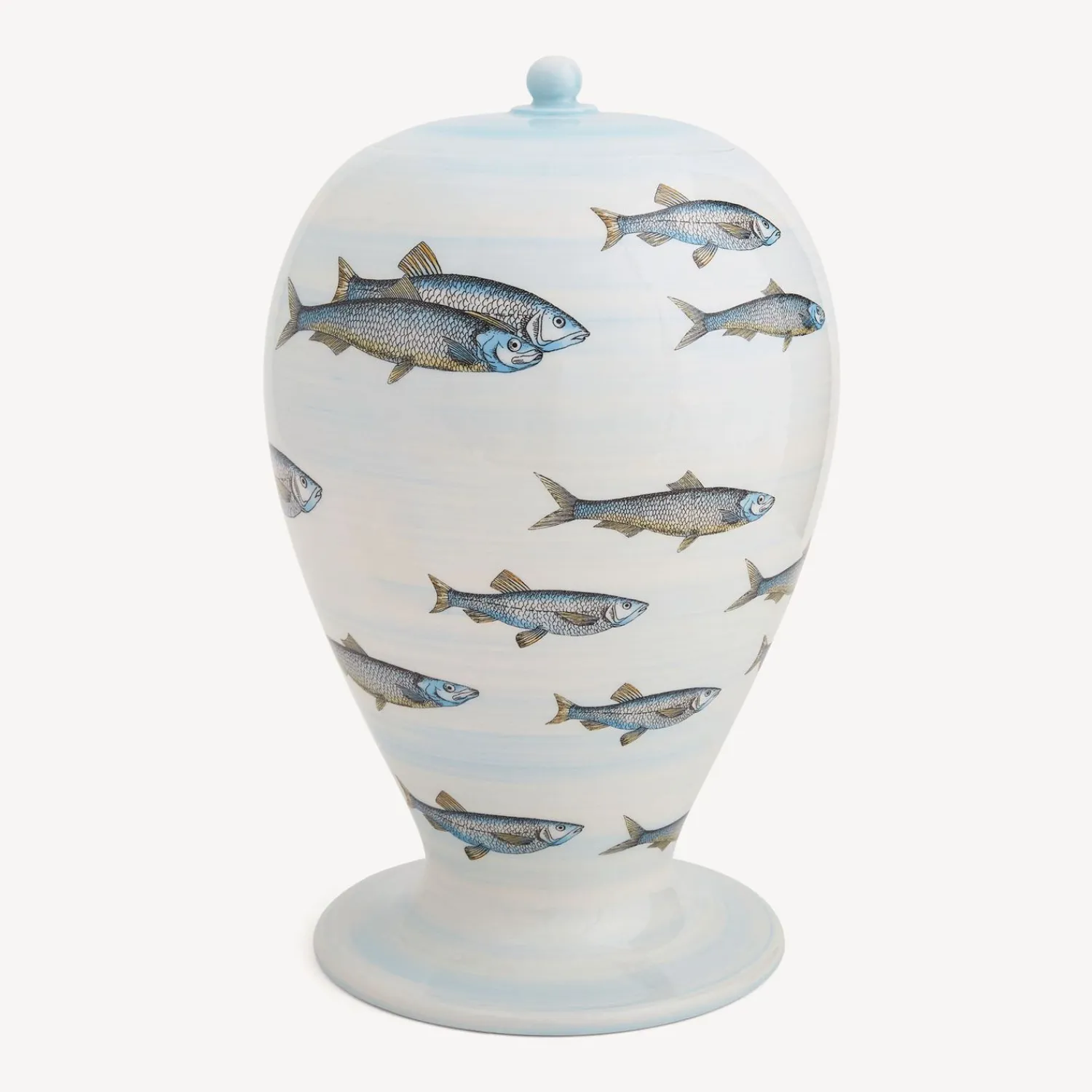 Vases<Fornasetti Vase Passata Di Pesci Multicolour