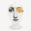 Vases<Fornasetti Vase Pirata White/Black/Gold