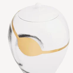 Vases<Fornasetti Vase Pirata White/Black/Gold