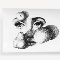 Decorative Trays<Fornasetti Vassoio Tema E Variazioni N.218 White/Black