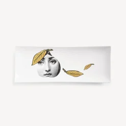 Decorative Trays<Fornasetti Vassoio Tema E Variazioni N.24 Whte/Black/Gold
