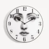 Wall Clocks<Fornasetti Wall Clock Viso White/Black